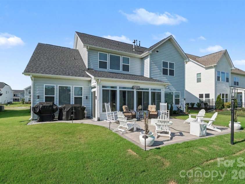 3826 Dahlia Drive, Harrisburg, NC 28075.  MLS# CAR4402406, YatesRealty ID 27316. Backyard