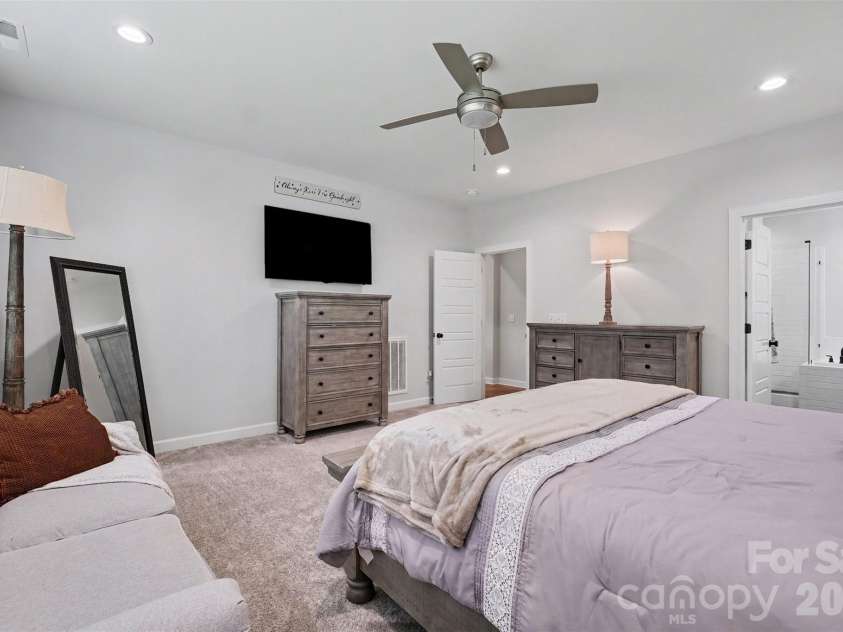3826 Dahlia Drive, Harrisburg, NC 28075.  MLS# CAR4402406, YatesRealty ID 27316. Primary Bedroom