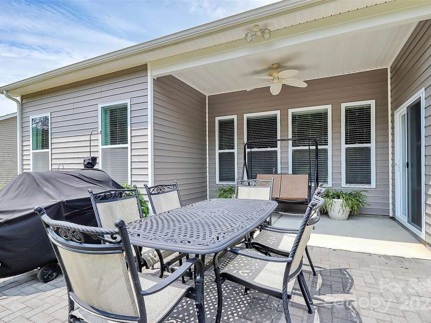 1397 Tupelo Road, Clover, SC 29710.  MLS# CAR4267645, YatesRealty ID 27327. Back porch