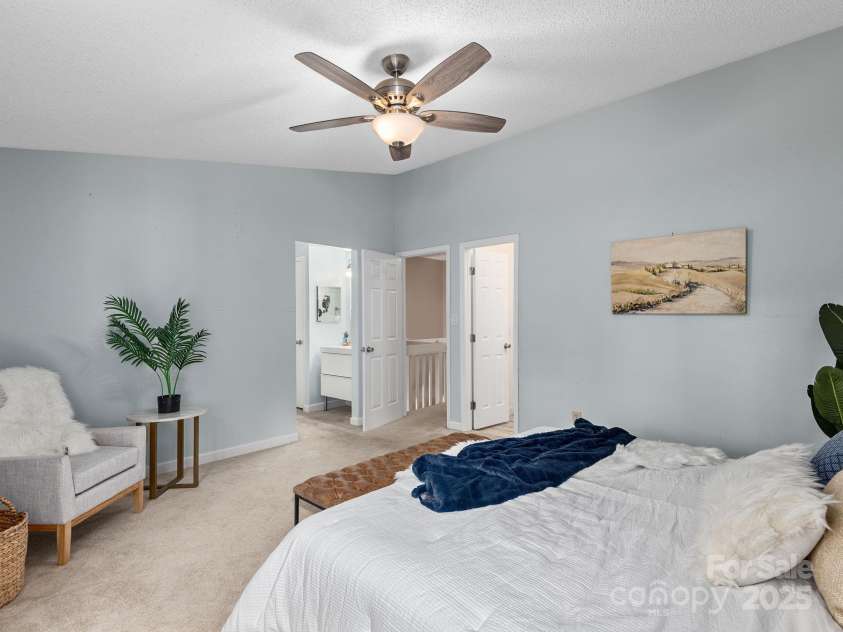 42 Hollybrook Drive, Asheville, NC 28803.  MLS# CAR4256176, YatesRealty ID 27329. Primary with direct access to full bathroom on upper level