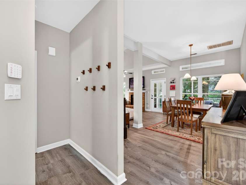 803 Water Wheel Court, Charlotte, NC 28209.  MLS# CAR4384715, YatesRealty ID 27337. Follow this hall to the guest bath and Primary BR