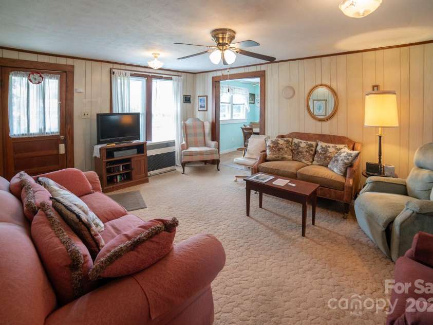 7610 Linville Falls Highway, Newland, NC 28657.  MLS# CAR4275283, YatesRealty ID 27338. Living Room
