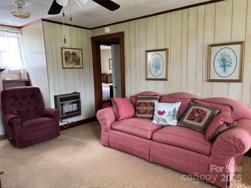 7610 Linville Falls Highway, Newland, NC 28657.  MLS# CAR4275283, YatesRealty ID 27338. Living Room