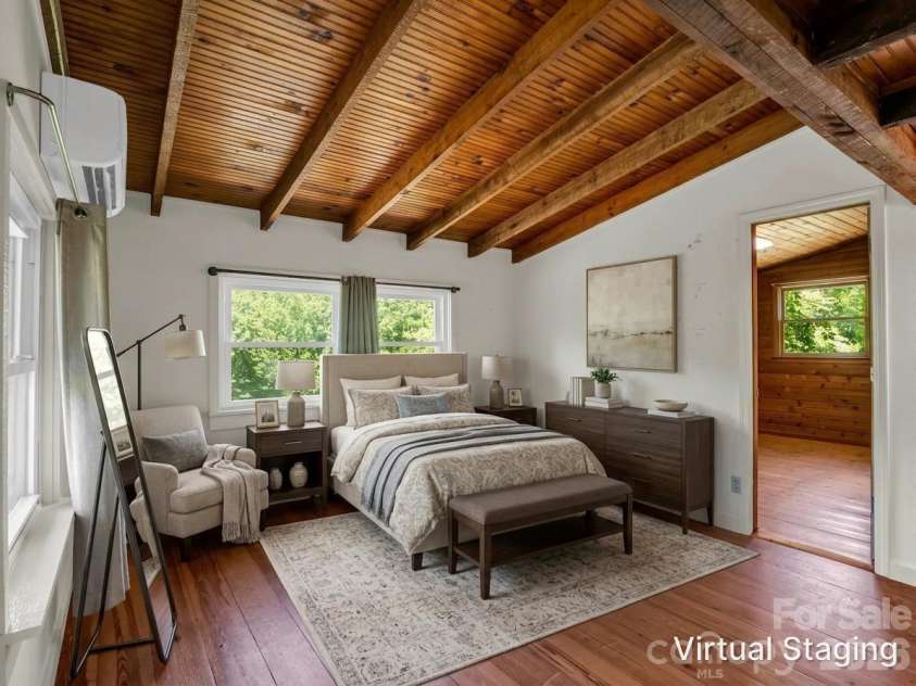 255 & 257 Crescent Street, Saluda, NC 28773.  MLS# CAR4383610, YatesRealty ID 27346. Bedroom 2