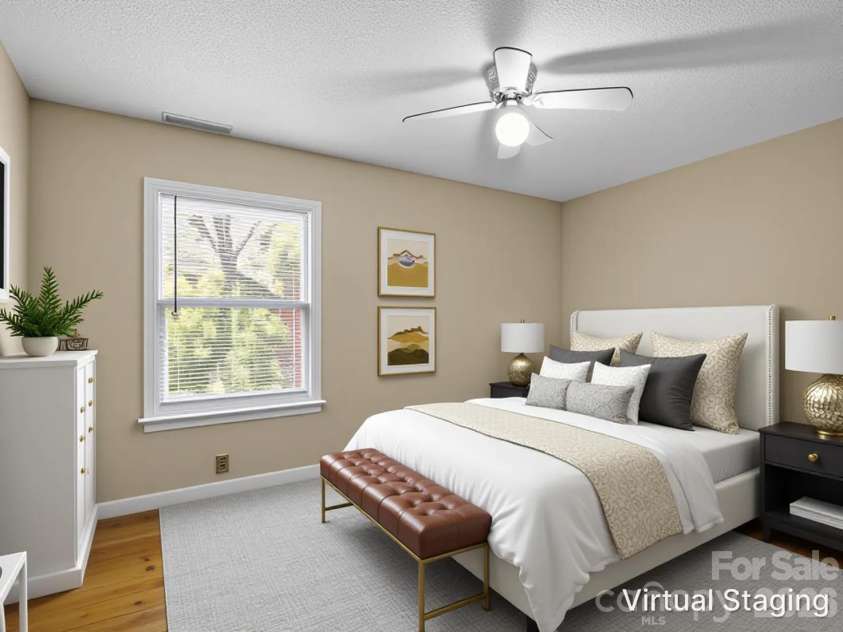 255 & 257 Crescent Street, Saluda, NC 28773.  MLS# CAR4383610, YatesRealty ID 27346. Bedroom 2