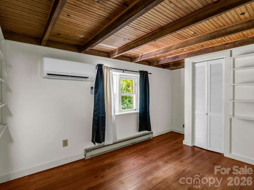 255 & 257 Crescent Street, Saluda, NC 28773.  MLS# CAR4383610, YatesRealty ID 27346. Primary Bedroom