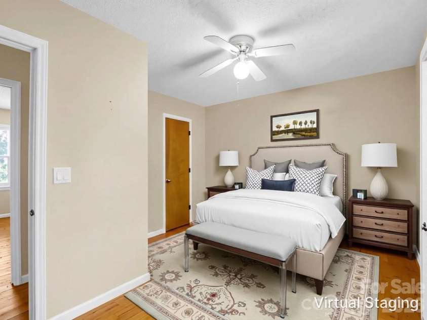255 & 257 Crescent Street, Saluda, NC 28773.  MLS# CAR4383610, YatesRealty ID 27346. Primary Bedroom