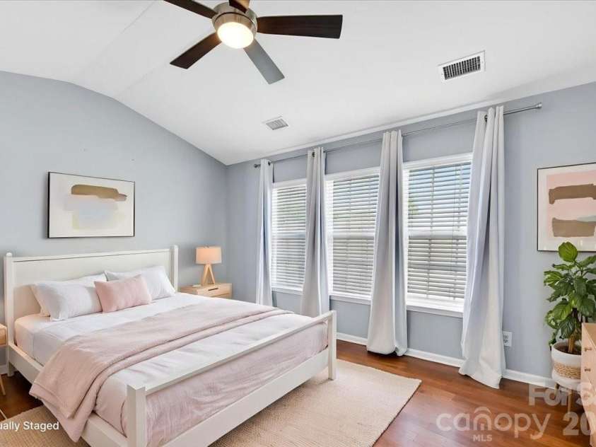5426 Dockery Drive, Charlotte, NC 28209.  MLS# CAR4384151, YatesRealty ID 27353. Virtually staged primary bedroom