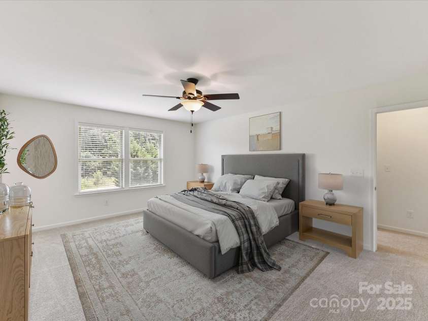 2420 Sierra Chase Drive, Monroe, NC 28112.  MLS# CAR4281740, YatesRealty ID 27356. Primary Bedroom - Virtually staged