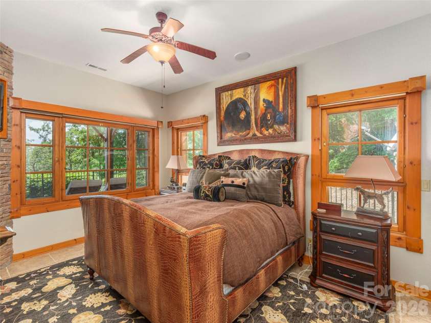 574 Leatherwood Drive, Maggie Valley, NC 28751.  MLS# CAR4385274, YatesRealty ID 27356. Primary lower level suite 