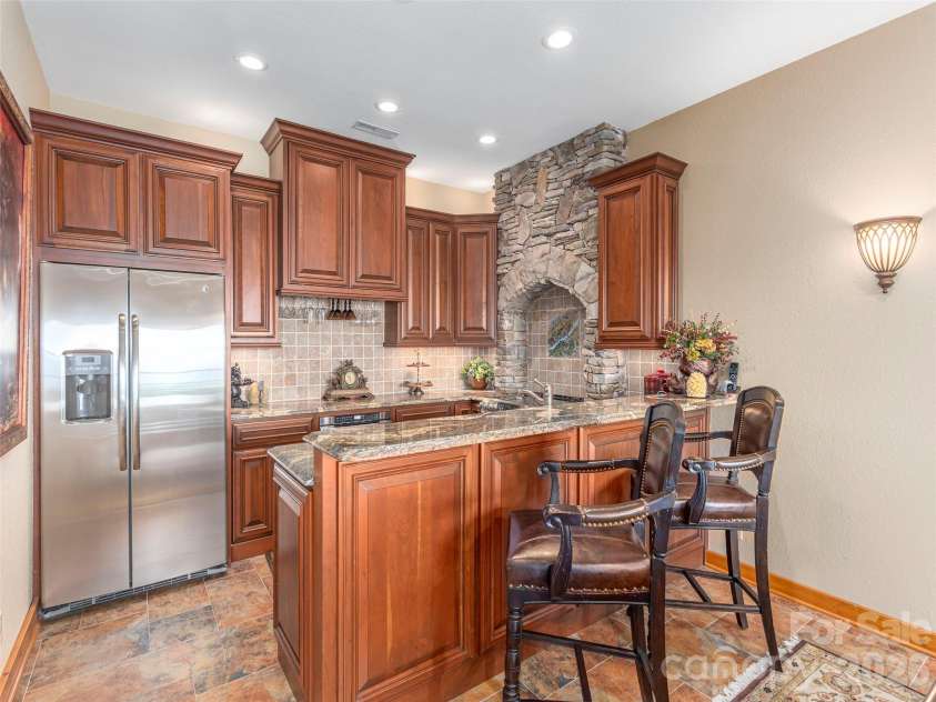 574 Leatherwood Drive, Maggie Valley, NC 28751.  MLS# CAR4385274, YatesRealty ID 27356. Second kitchen