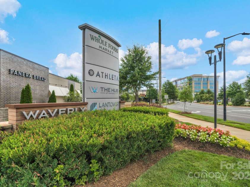 11023 Kilkenny Drive, Charlotte, NC 28277.  MLS# CAR4278012, YatesRealty ID 27359. Waverly vibrant, walkable mixed-use community with retail shops, restaurants, entertainment, offices, and residences