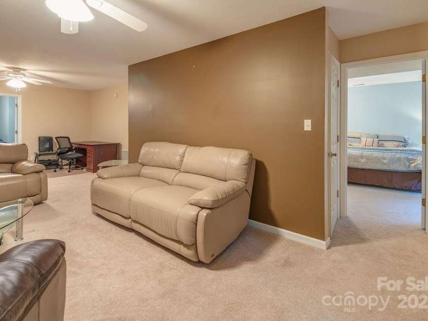 100 Thistle Knoll Court, Asheville, NC 28803.  MLS# CAR4278085, YatesRealty ID 27367. Large closet behind this wall - great storage space!