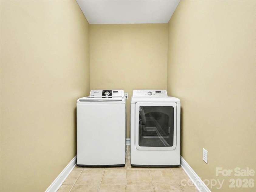 1311 Dobson Drive, Waxhaw, NC 28173.  MLS# CAR4377774, YatesRealty ID 27369. Oversized laundry room on second floor