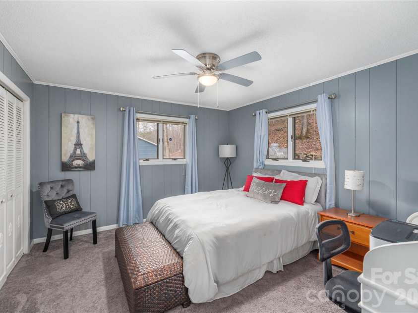 3415 Conleys Creek Road, Whittier, NC 28789.  MLS# CAR4336563, YatesRealty ID 2737. 2nd Bedroom