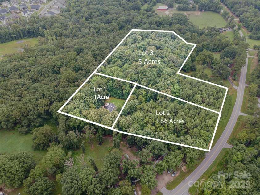 7362 Henry Harris Road, Lancaster, SC 29720.  MLS# CAR4278143, YatesRealty ID 27383. The larger 5-acre parcel is available as well.