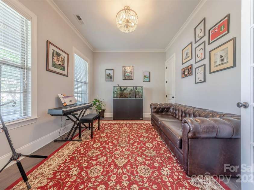 5266 Meadowcroft Way, Fort Mill, SC 29708.  MLS# CAR4278717, YatesRealty ID 27385. French Door Enclosed Study