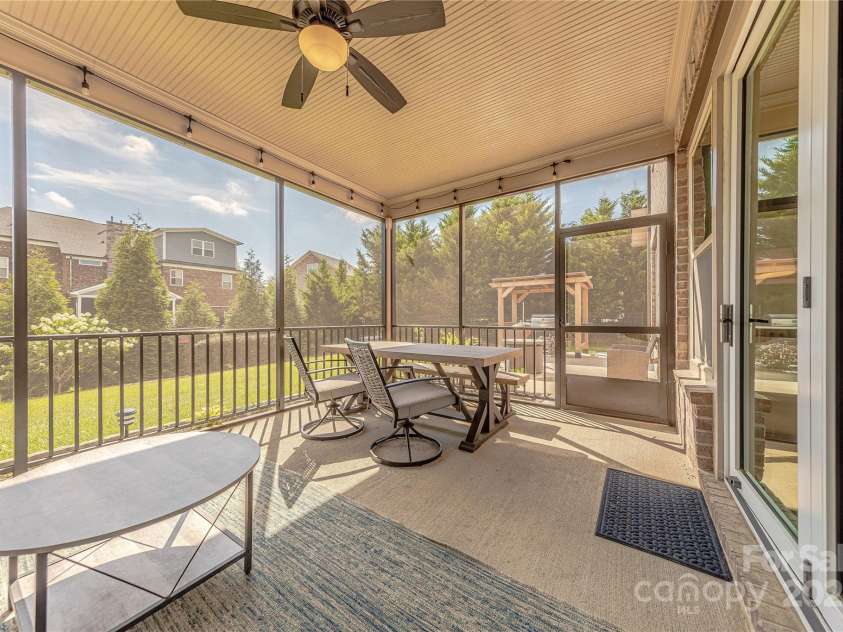5266 Meadowcroft Way, Fort Mill, SC 29708.  MLS# CAR4278717, YatesRealty ID 27385. Screened Porch