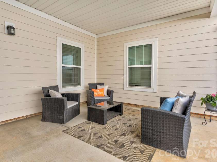 3577 County Down Avenue, Kannapolis, NC 28081.  MLS# CAR4372027, YatesRealty ID 27386. Private and covered patio