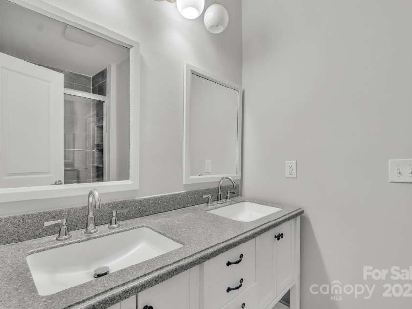 511 Lodge Street, Wadesboro, NC 28170.  MLS# CAR4276092, YatesRealty ID 27388. Double sink bathroom