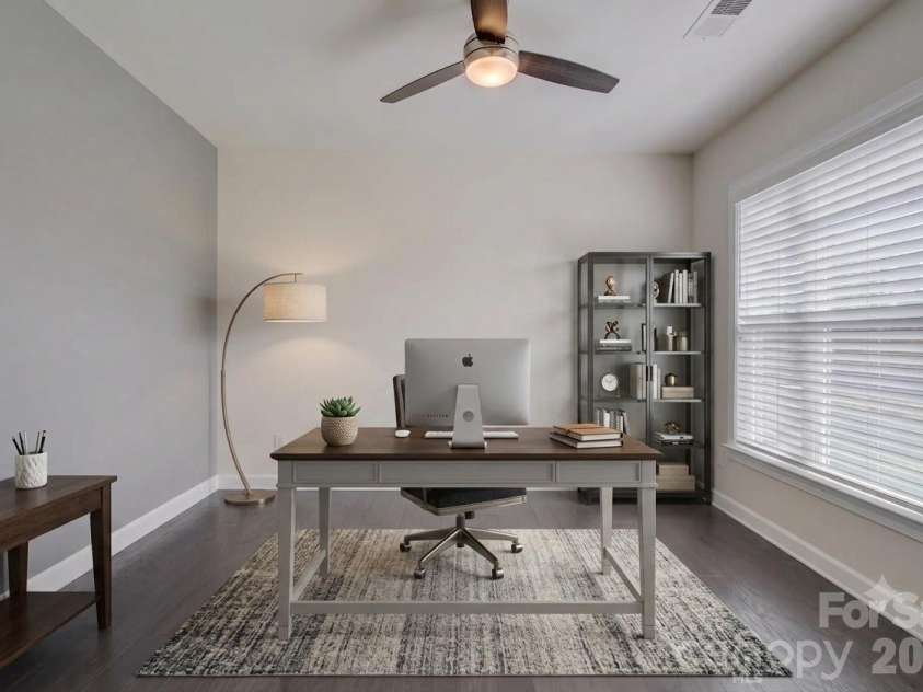 16541 Cozy Cove Road, Charlotte, NC 28278.  MLS# CAR4338314, YatesRealty ID 2739. Virtually staged office