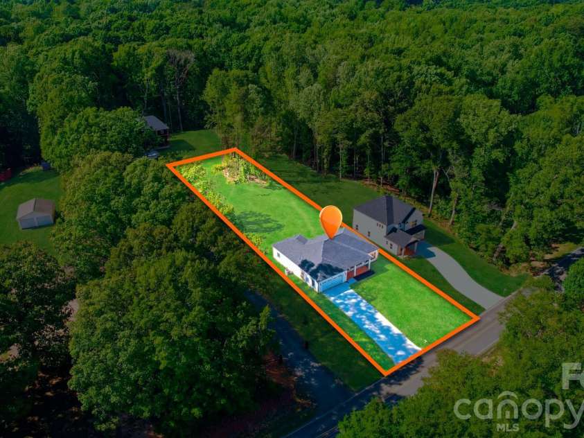 3272 Fairview Drive, Gastonia, NC 28052.  MLS# CAR4382427, YatesRealty ID 27395. Aerial View