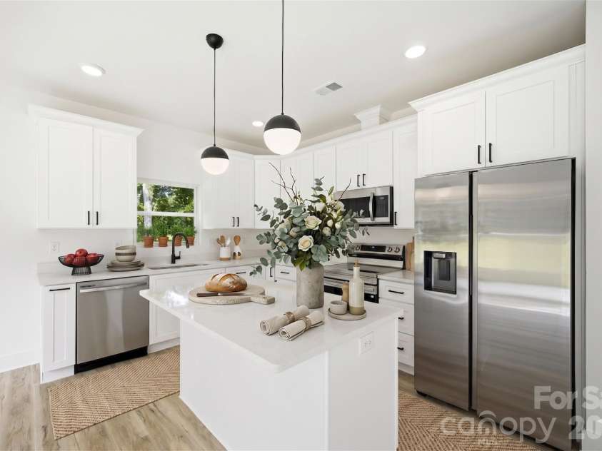 3264 Fairview Drive, Gastonia, NC 28052.  MLS# CAR4382588, YatesRealty ID 27396. Virtual staging kitchen