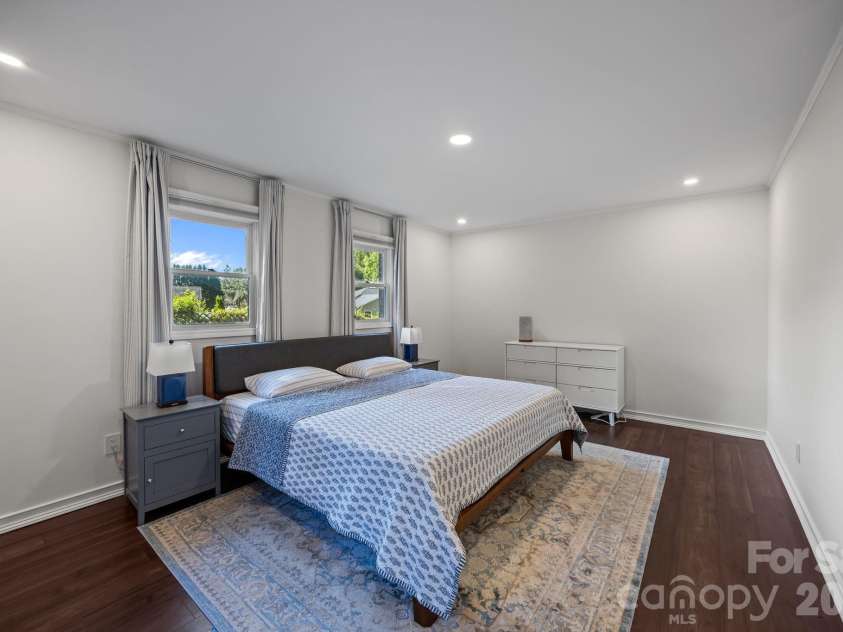 3030 Lydia Lane, Newton, NC 28658.  MLS# CAR4373237, YatesRealty ID 27409. Light-filled primary bedroom.