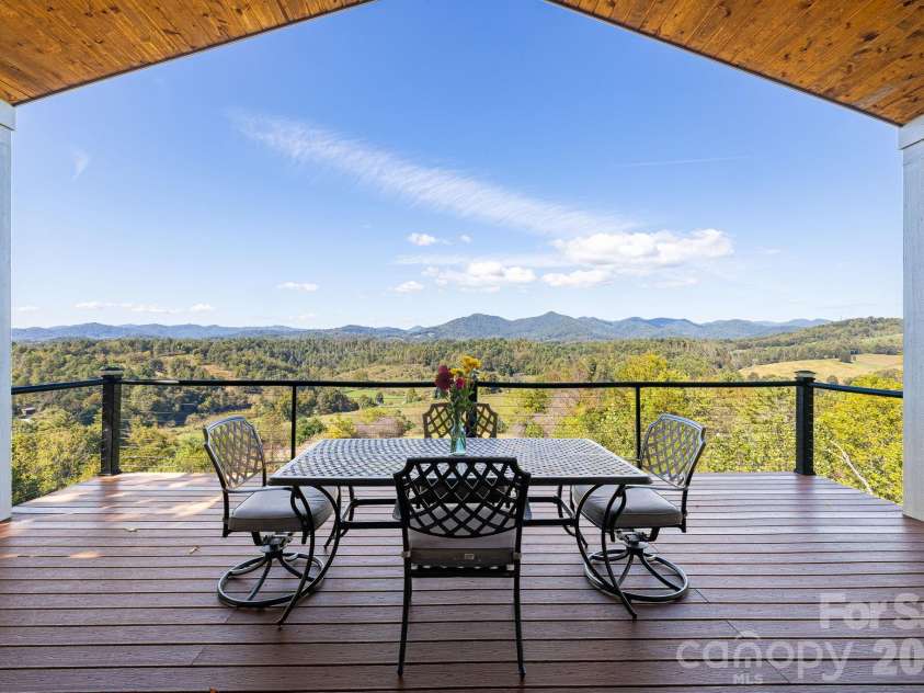1387 Woods Ammons Road, Mars Hill, NC 28754.  MLS# CAR4303363, YatesRealty ID 2741. Amazing views for Terrace dining & Sunsets