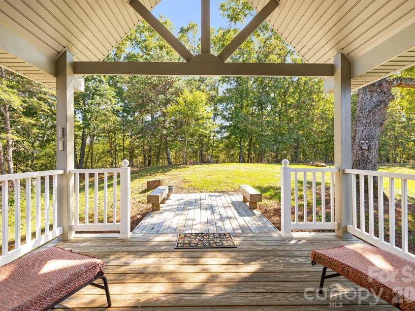 1387 Woods Ammons Road, Mars Hill, NC 28754.  MLS# CAR4303363, YatesRealty ID 2741. Beautiful deck and access to upper back yard.