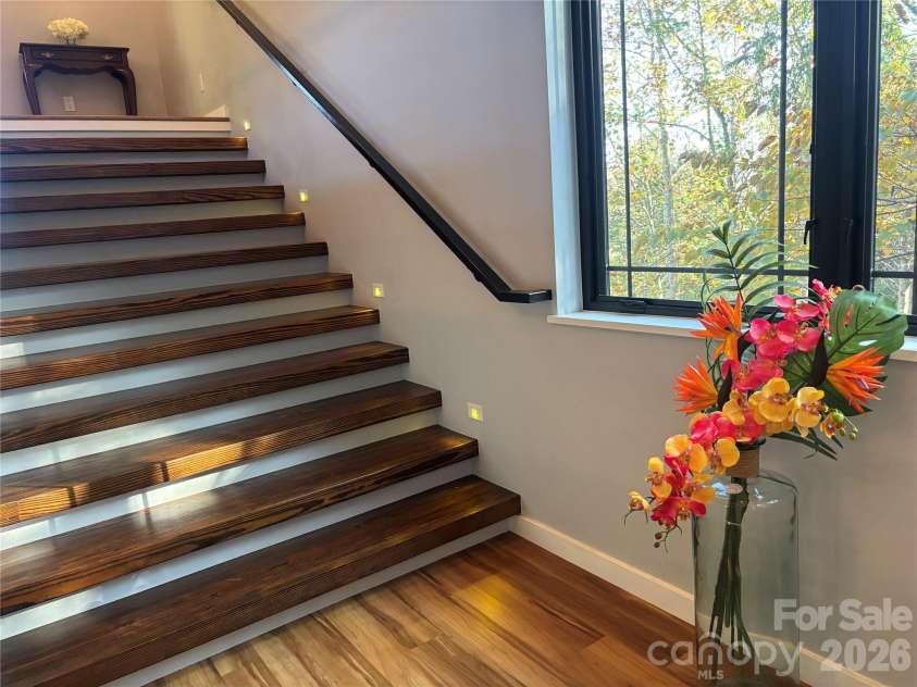 1387 Woods Ammons Road, Mars Hill, NC 28754.  MLS# CAR4303363, YatesRealty ID 2741. Staircase to upper floor