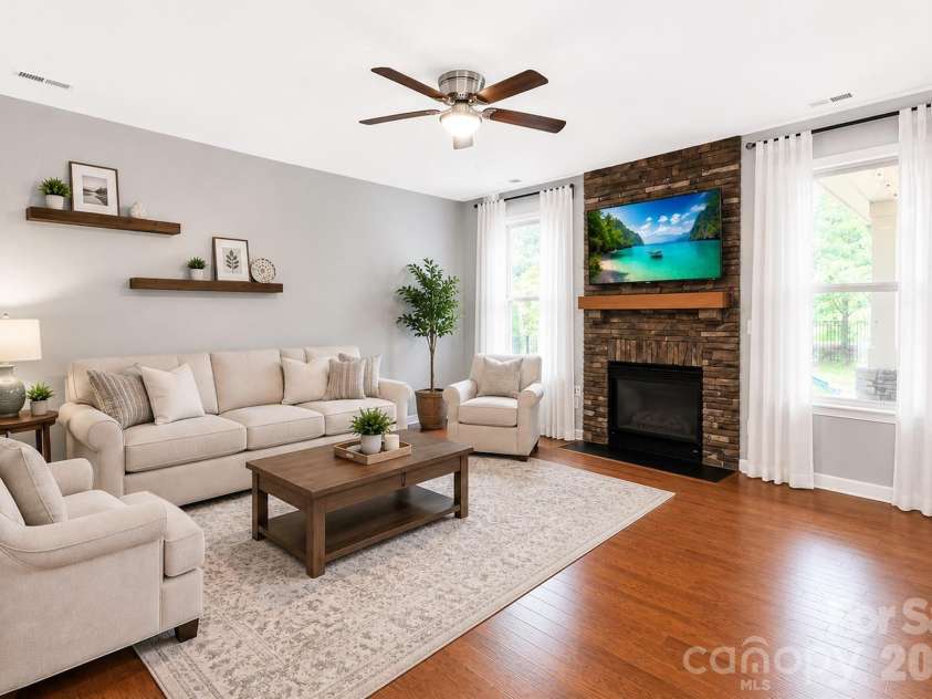 2654 Treeline Drive, Concord, NC 28027.  MLS# CAR4386436, YatesRealty ID 27410. Room has been digitally staged*