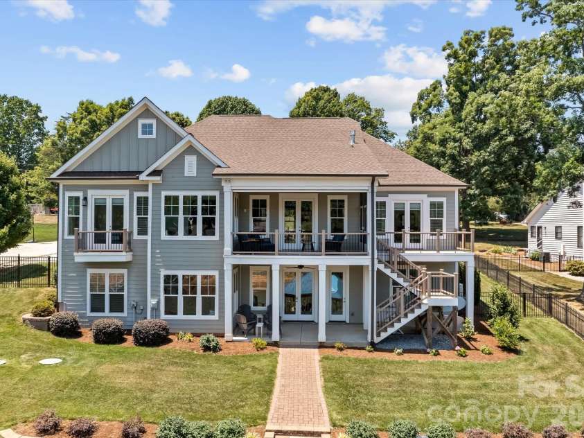 176 Hazelton Loop, Mooresville, NC 28117.  MLS# CAR4385381, YatesRealty ID 27414. Rear elevation