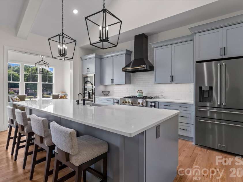 176 Hazelton Loop, Mooresville, NC 28117.  MLS# CAR4385381, YatesRealty ID 27414. Recently updated kitchen