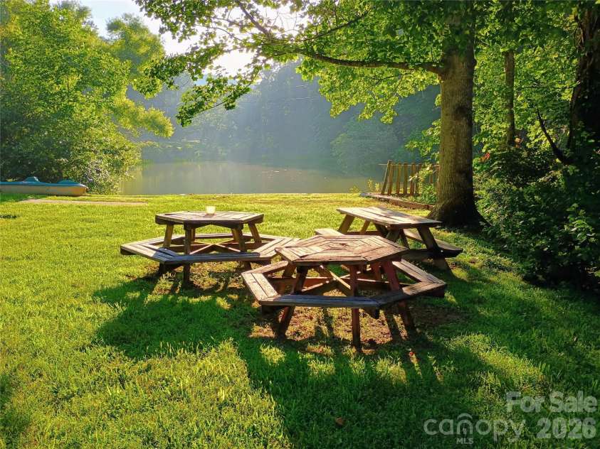 72 Chestnut Hill Road, Gerton, NC 28735.  MLS# CAR4375202, YatesRealty ID 27416. Community pond is steps away
