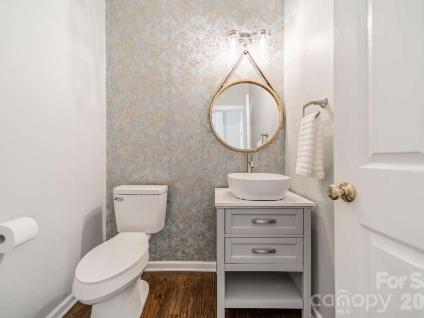 1109 Cooper Lane, Indian Trail, NC 28079.  MLS# CAR4384307, YatesRealty ID 27420. Half Bath on Main