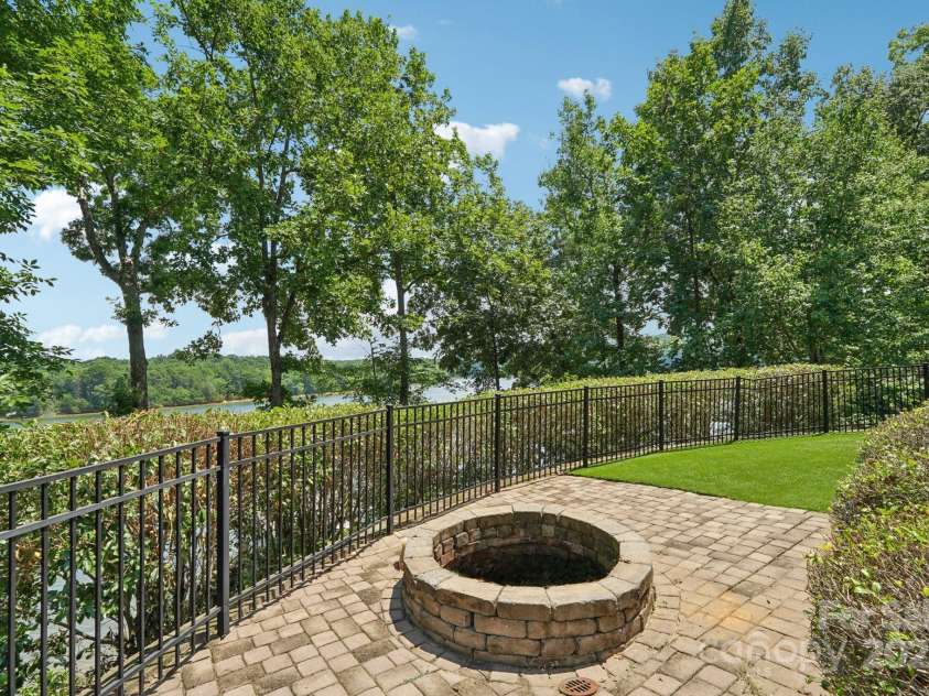 3229 Lake Pointe Drive, Belmont, NC 28012.  MLS# CAR4277223, YatesRealty ID 27427. Firepit