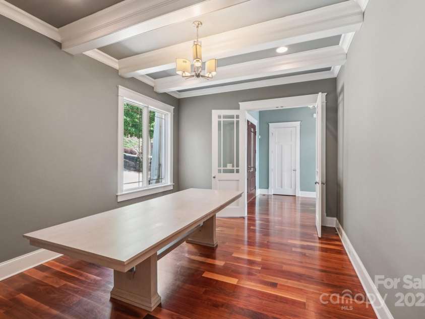 3229 Lake Pointe Drive, Belmont, NC 28012.  MLS# CAR4277223, YatesRealty ID 27427. Formal dining with coffered ceiling