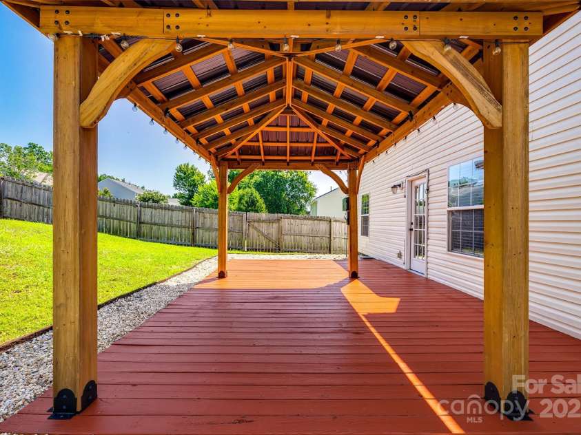 1706 Baylor Drive, Rock Hill, SC 29732.  MLS# CAR4275306, YatesRealty ID 27430. Nice Pergola for Shade