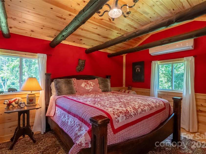 225 Wilderness Road, Tryon, NC 28782.  MLS# CAR4272632, YatesRealty ID 27434. Mini-split unit keeps it comfortable through all seasons!