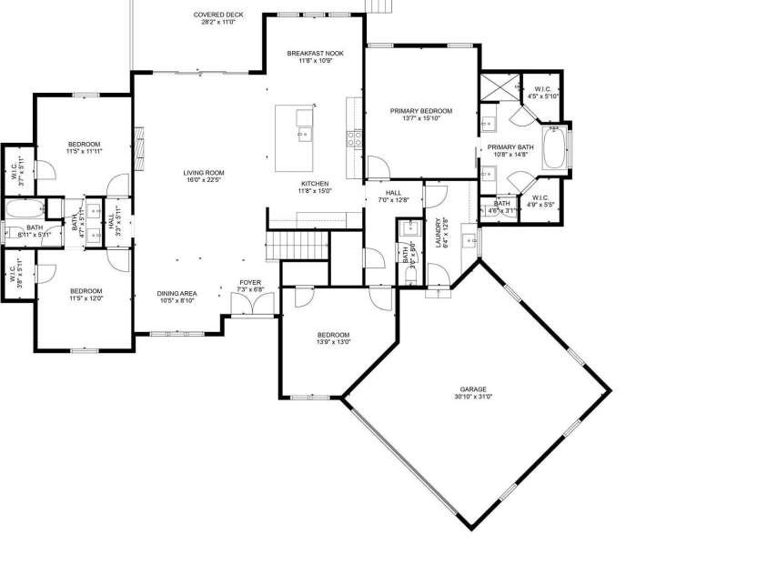 3732 Whitney Drive, Hickory, NC 28601.  MLS# CAR4233333, YatesRealty ID 27439. 