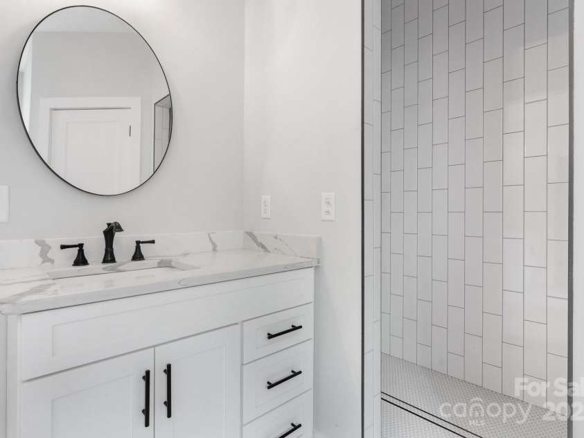 3732 Whitney Drive, Hickory, NC 28601.  MLS# CAR4233333, YatesRealty ID 27439. Master bath & walk-in shower