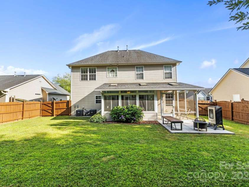 138 Black River Road, Fletcher, NC 28732.  MLS# CAR4282304, YatesRealty ID 27446. Back view