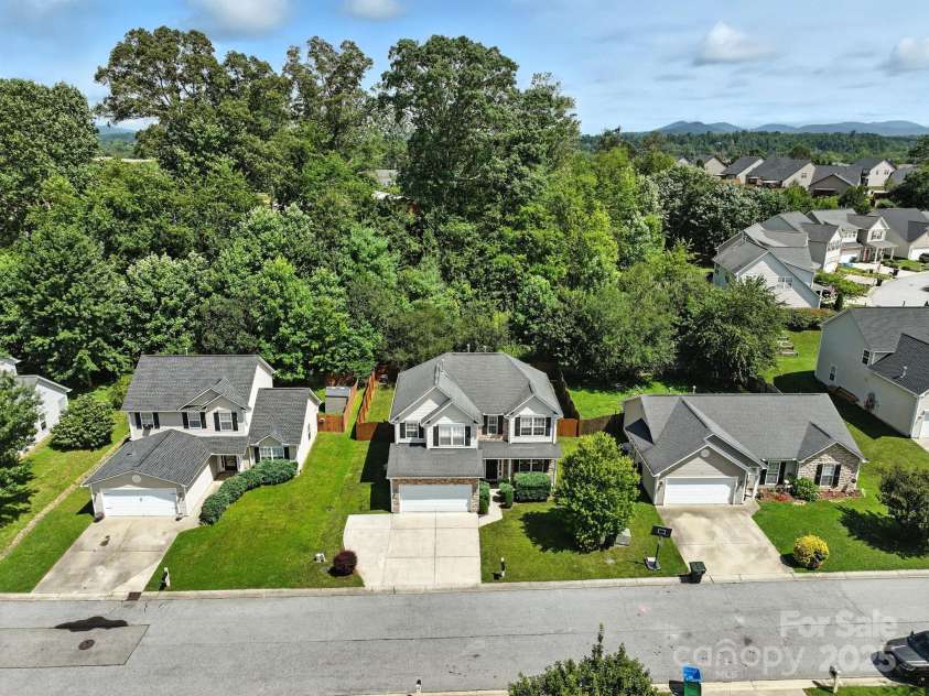 138 Black River Road, Fletcher, NC 28732.  MLS# CAR4282304, YatesRealty ID 27446. Elevated view