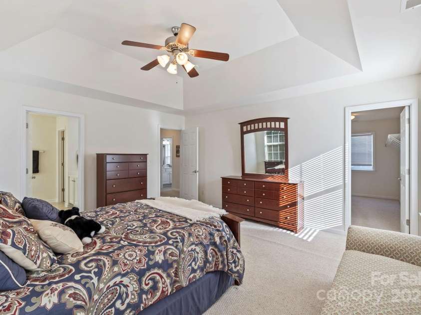 138 Black River Road, Fletcher, NC 28732.  MLS# CAR4282304, YatesRealty ID 27446. Primary bedroom (upper level)