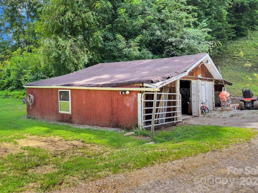 100 Goose Creek Road, Marion, NC 28752.  MLS# CAR4166247, YatesRealty ID 2745. 20 x 24 workshop