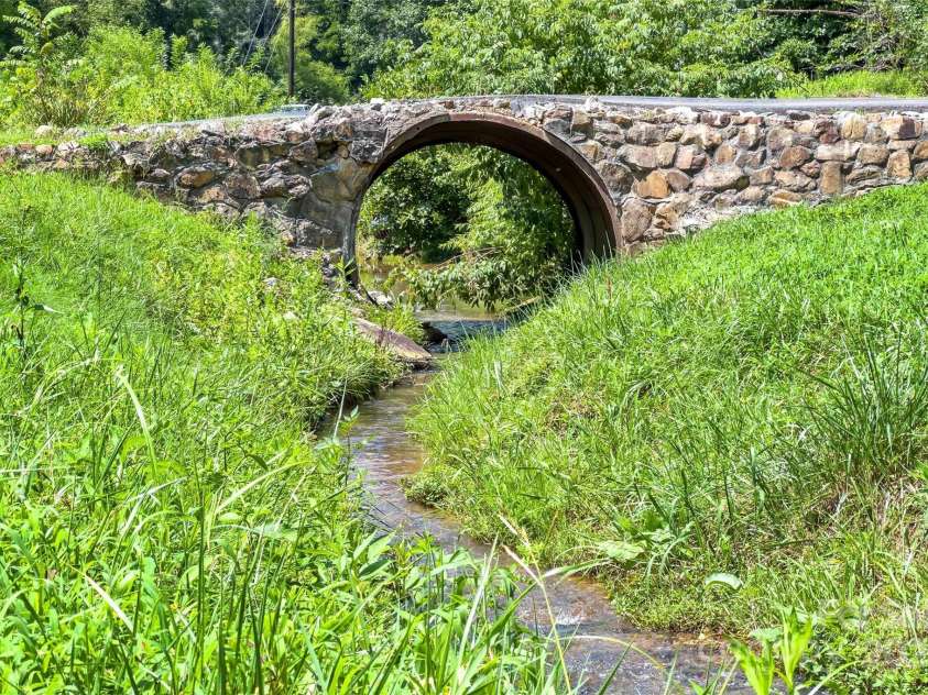 100 Goose Creek Road, Marion, NC 28752.  MLS# CAR4166247, YatesRealty ID 2745. Creek running thru the property