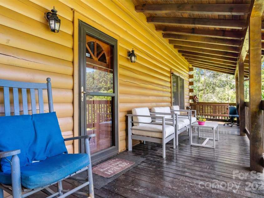 100 Goose Creek Road, Marion, NC 28752.  MLS# CAR4166247, YatesRealty ID 2745. Front porch