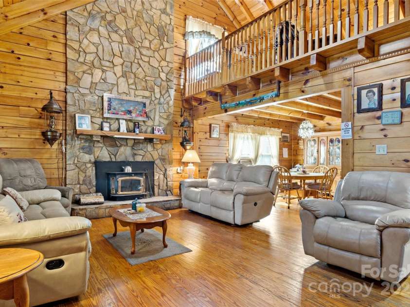 100 Goose Creek Road, Marion, NC 28752.  MLS# CAR4166247, YatesRealty ID 2745. Living Room