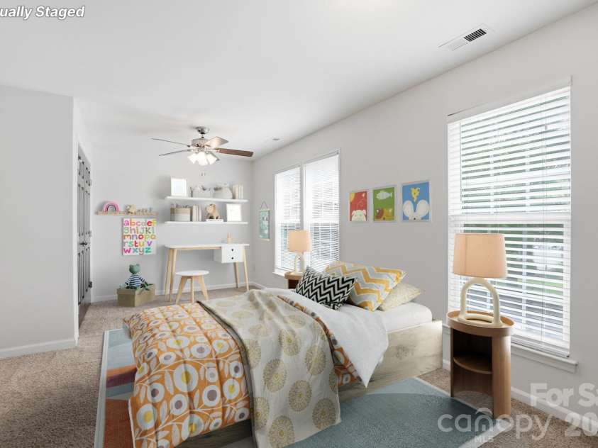 5315 Jocelyn Lane, Charlotte, NC 28269.  MLS# CAR4387226, YatesRealty ID 27454. Secondary Bedroom / Virtually Staged